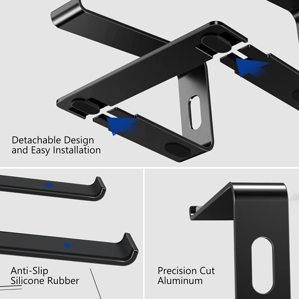 Bærbar stativ, ergonomisk bærbar stativ, aluminium bærbar stativ Comp