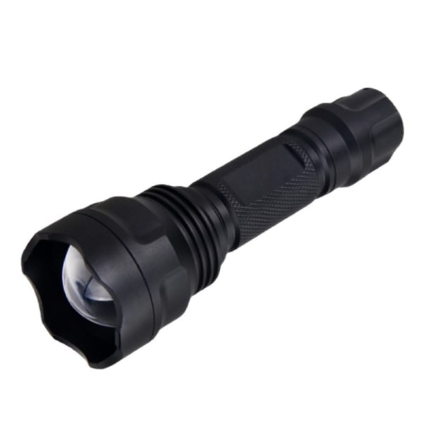 LED zoom ficklampa C8 bärbar infraröd mörkerseende 850nm