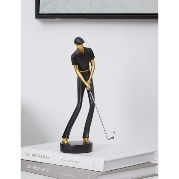 Amoy-Art Golfer Statue Figur Golf Skulptur Dekor Modern Inter