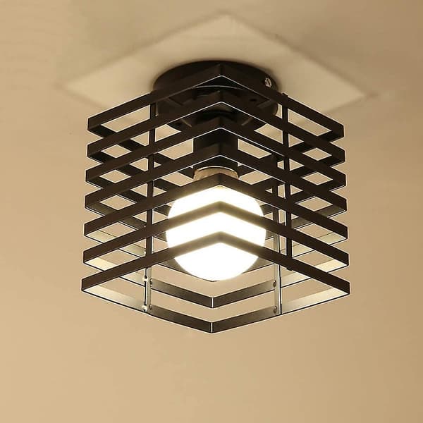 Industriel loftslampe burlampe i metaljern