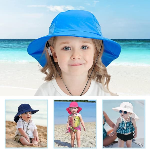 Blå(S)baby Solhatt Jente Gutt Lue