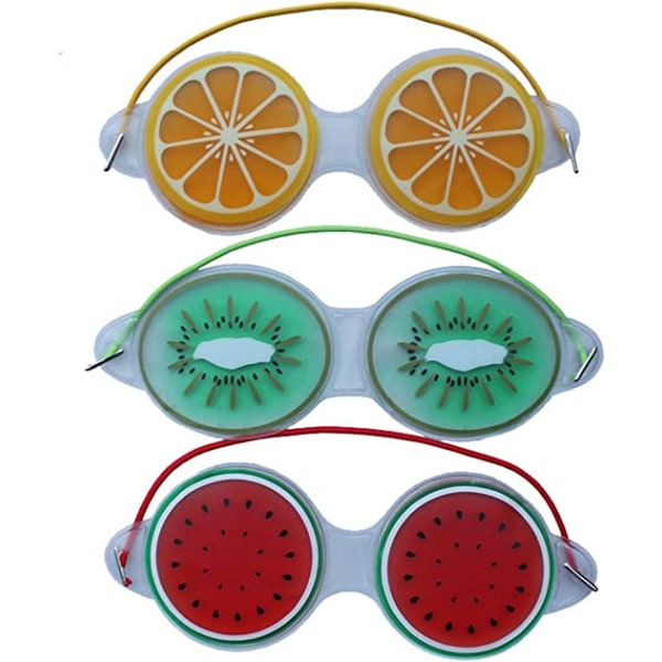 3 st Gel Eye Mask Cooling Eye Mask Återanvändbar Gel Eye Mask Ice Cr