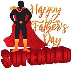 3D Pop Up (Super Dad) [Gratulasjonskort] [Bursdagskort] med Creat