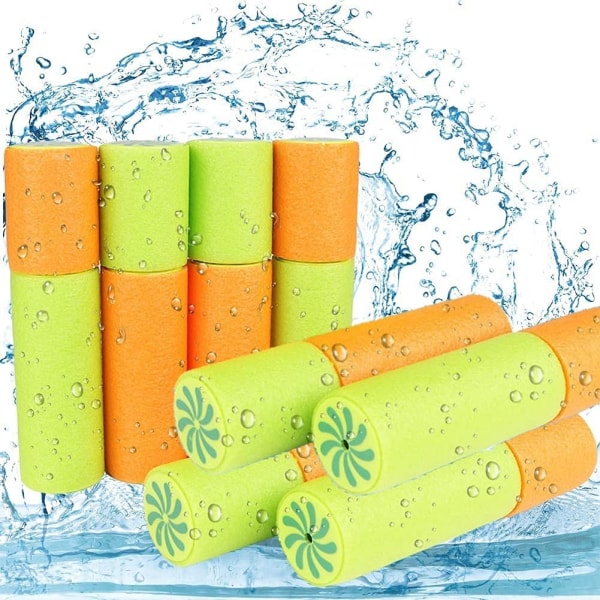8 stk vannpistoler for barn, 16 cm blandede farger skumvannpistol Be