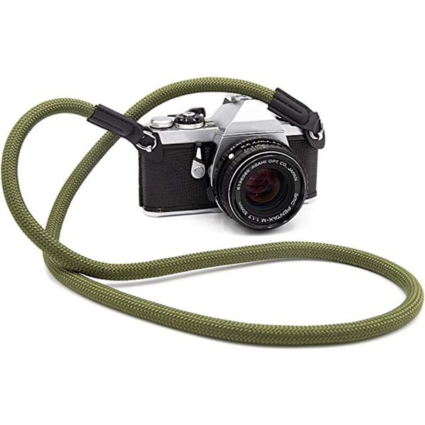 Kamera(Army Green) Hihna Vintage 100cm Nylon Kiipeilyköysi Kamer