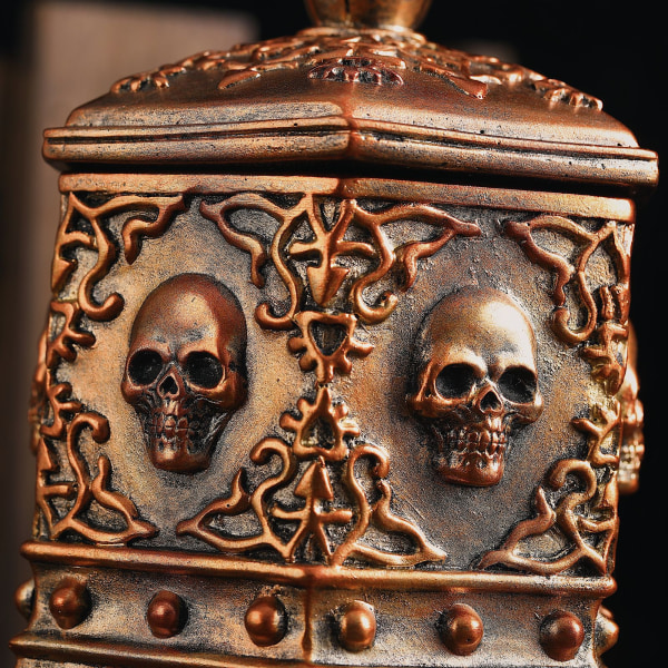 Creative Skull Jewelry Box Amazon Dust Bin Gothic Desk Dipper Ha