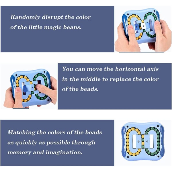 Pyörivät Magic Bean Cube -lelut, Fidget Spinners Decompression Cube