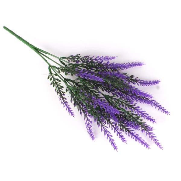 2 st lila konstgjorda flockade lavendel, bröllopsfest hem