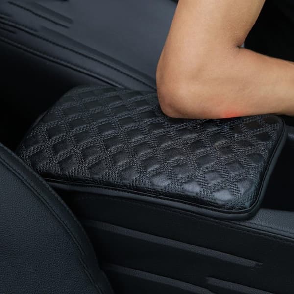 Auto Center Console Pad PU Lær Bil Armlene Sete Boks Deksel Pr