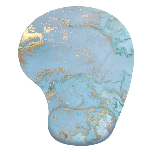 Musematte håndleddsstøtte, ergonomisk gel musematte, kul musematte for spillere, musehåndleddsstøtte med sklisikker PU-base
