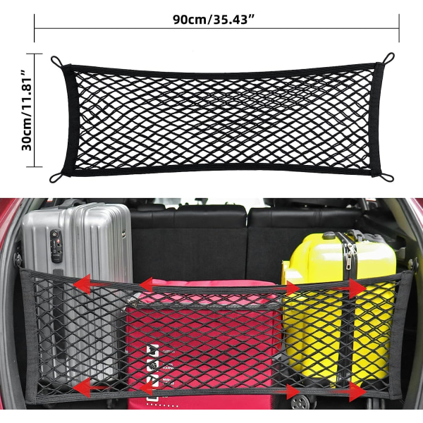 Automotive Cargo Nets for SUV Trunk Net Organizer for Car， Stret b9ac