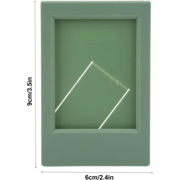 5 stk. Display Fotoramme 9x6cm (Grøn), Klassisk Desktop Rektangulær