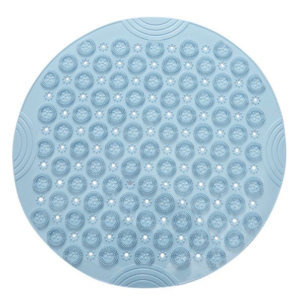 PVC Round Non-Slip Bathroom Mat Hydrophobic Household Shower Roo