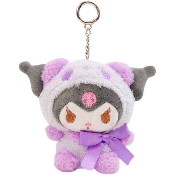 10cm Kawaii Anime Panda Casual Clothes Dog Short Plush Toys