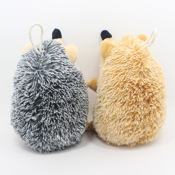 Hunde legetøj - plys pindsvin - 14 cm