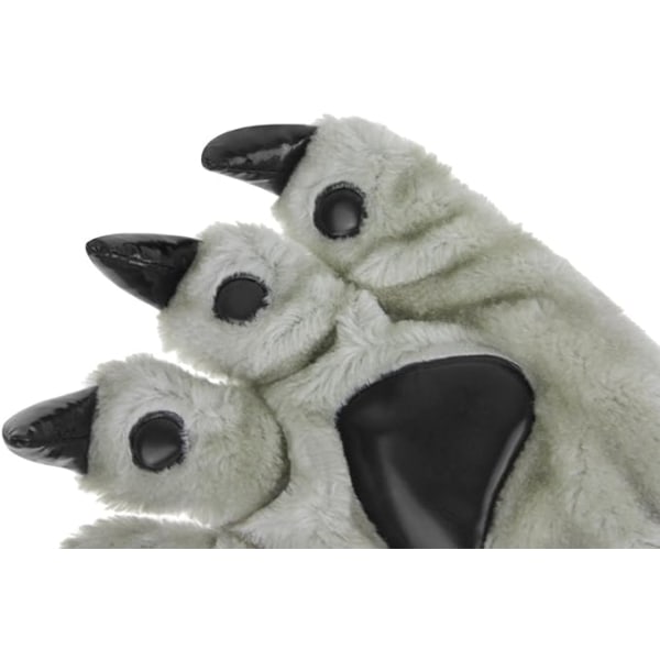 Claw Gloves Halloween Grey Carnival Christmas Söpö Animal Paw Glo