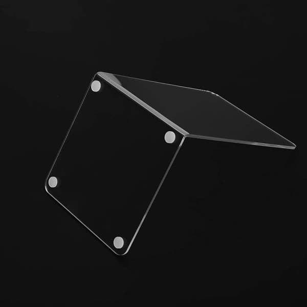 Akrylbokstöd Transparenta bokstöd 2 par Plast Halksäkra bokstöd