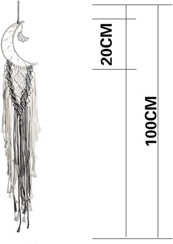 Bohemian Chic Macrame Seinävaate Käsinkudottu Cotto