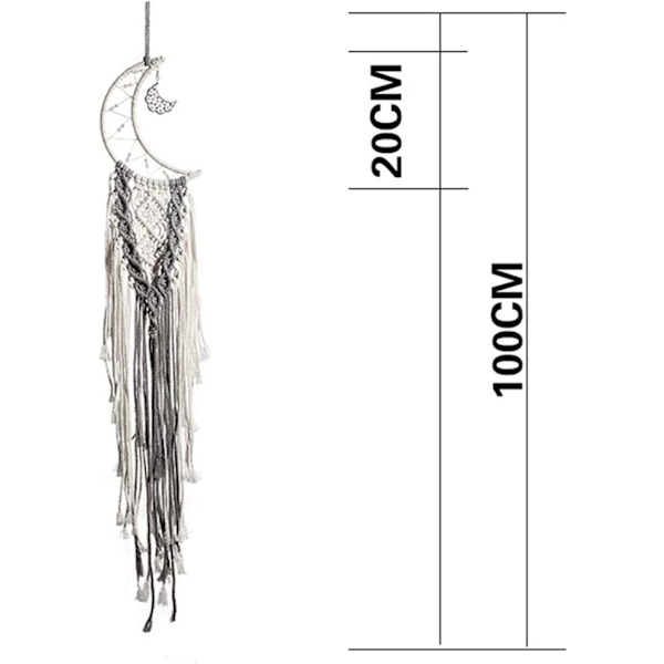 Bohemisk chic macramé väggbonad handvävd Cotto