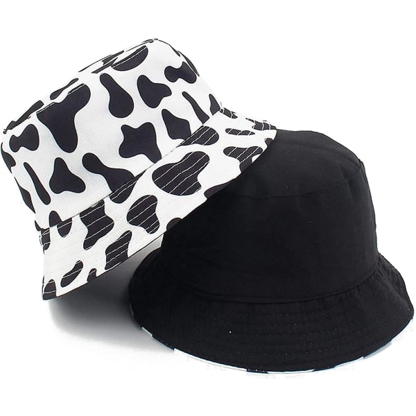 Vinterhatter for kvinner Faux Fur Bucket Hat Leopard Print Buck