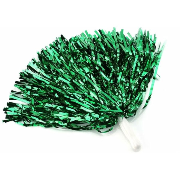 (Vihreä) Cheerleading Pom Poms, 6 kappaletta Cheerleading Pom Poms Käsityönä Kukka Pom Poms