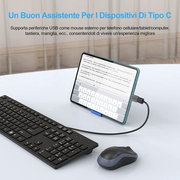USB 3.0 - USB C -sovitin, USB C -uros USB A -naaras OTG -sovitin