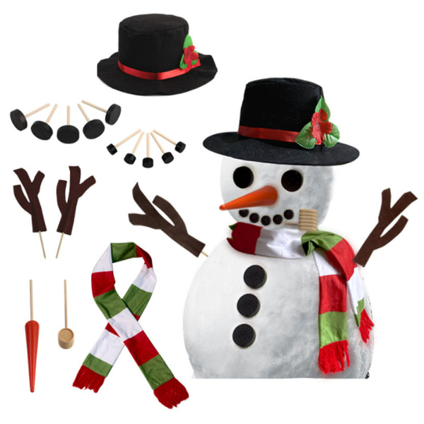 16CPS Snowman Dressing Kit Vinter jul barnleksak G