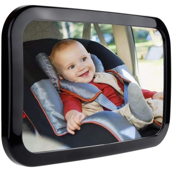 Baby bilspejl brudsikkert babyspejl til autostole, 360 rota