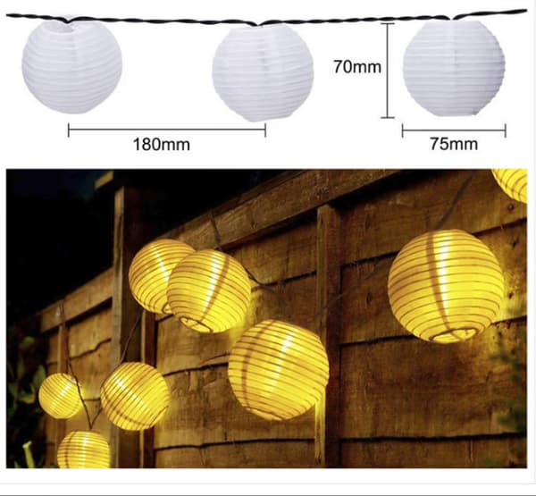 20 LED utomhus solcellslingor 5 meter - Utomhus slingor