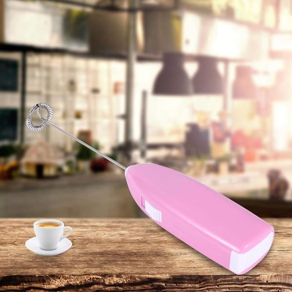 3-delt mælkeskummer, elektrisk skummer til kaffe, latte, matcha,