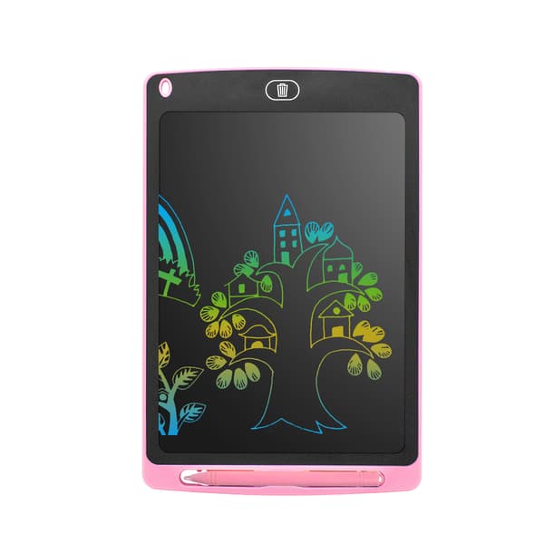(Sort) Farverig LCD-skrivetablet, Grafiktablet Tegning Boa