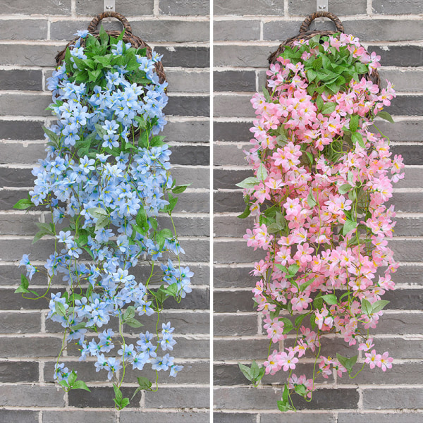 1 stk Simulering Flower Vivid Home Decoration Portable Wall Ha