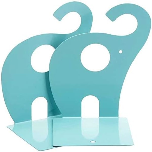 Bokstøtter 1 par 19x12cm (lyseblå) for barn Elephant Creati