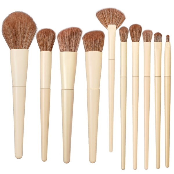 Makeup-børstesæt Makeup-børster 10 stk. Makeup-børste Foundation