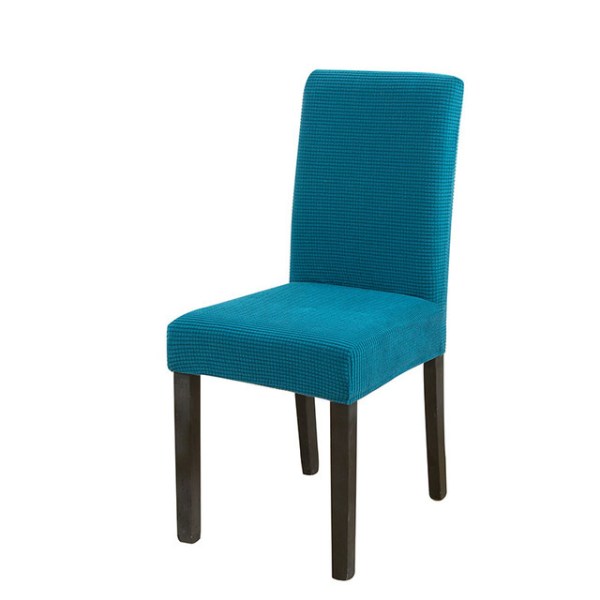 One Piece Chair Cover Sæt med 4 (Blue Stone Blue), Spisestuestol S