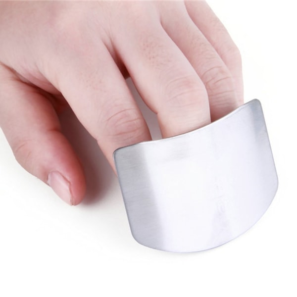 2 Stk Rustfrit Stål Fingerbeskytter Finger Håndskåret Håndbeskytter