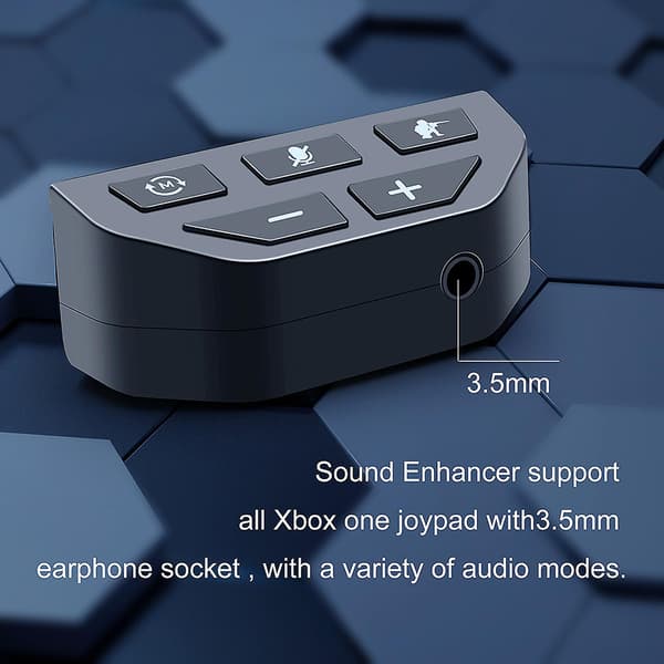 Universell headset-adapterkontroll Stereo headset-adapter