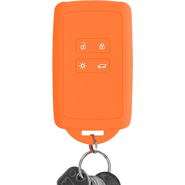 Oranssi auton avaimen lisävaruste Yhteensopiva Renault Smart Key 4 But