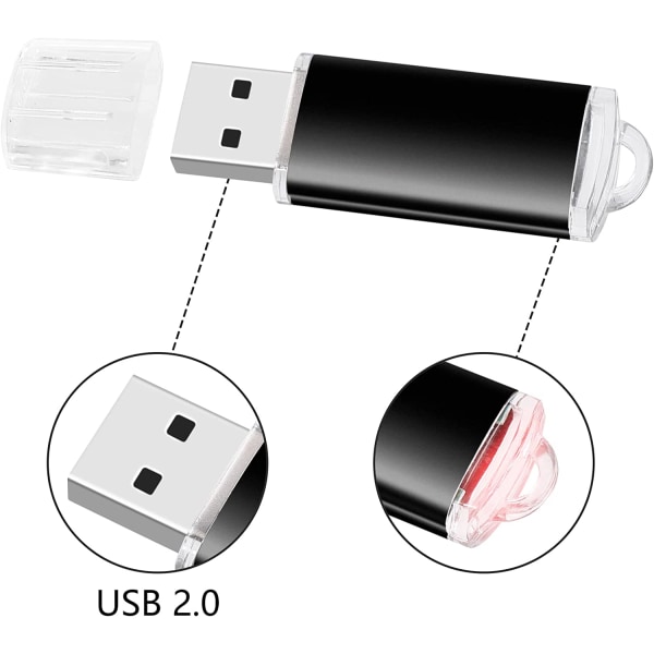 16 Gt USB -muistitikku, [2 kpl pakkaus] USB Clef 16 Gt USB 2.0 Flash Dr  768d | Fyndiq