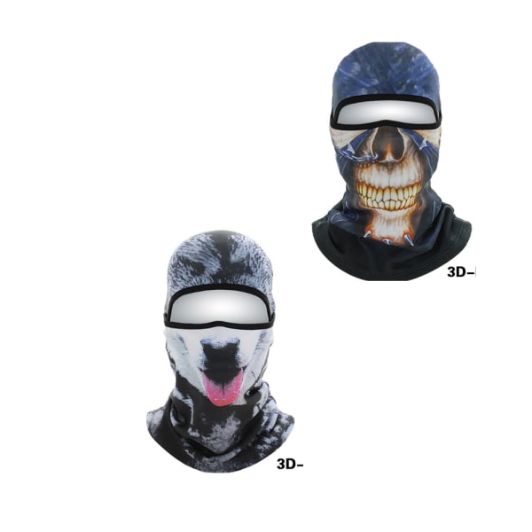 2pcs Face Gini Soft Equipment 3D animal Headset Mask Cold pr