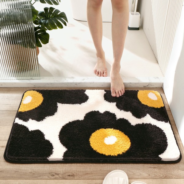 Moderne, enkel badeværelsesvandabsorberende skridsikker måtte 50 * 8