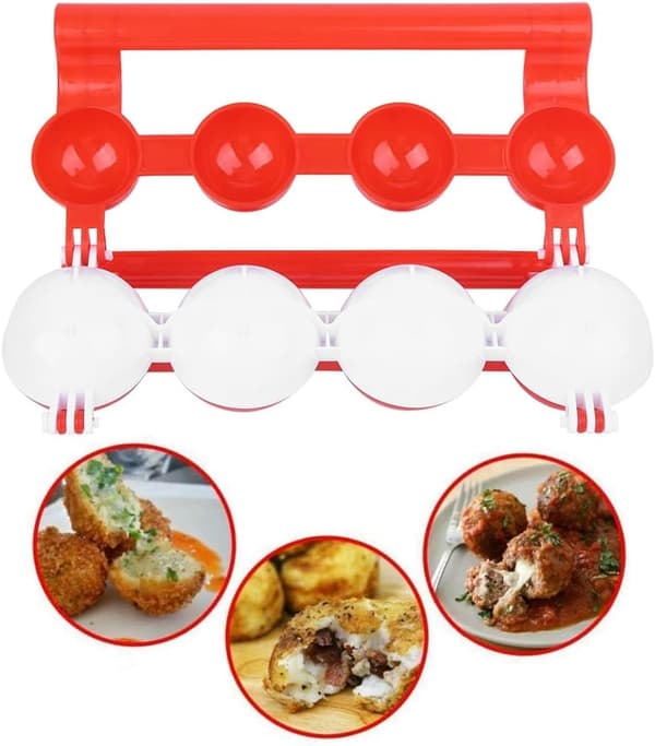 Köttbulleform Fylld Fisk Köttbulle Maker Form Baller Hemlagad
