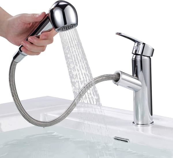 Silver Mirror G1/2 Handdusch Kran Köksduschhuvud Spray