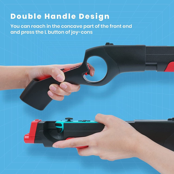 Shooting Gun Handle Grip for Nintendo Switch Controller Joy-