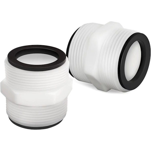 Passer til Intex Coleman 1,5 tommer 2-huls swimmingpool pumpe slange adapter