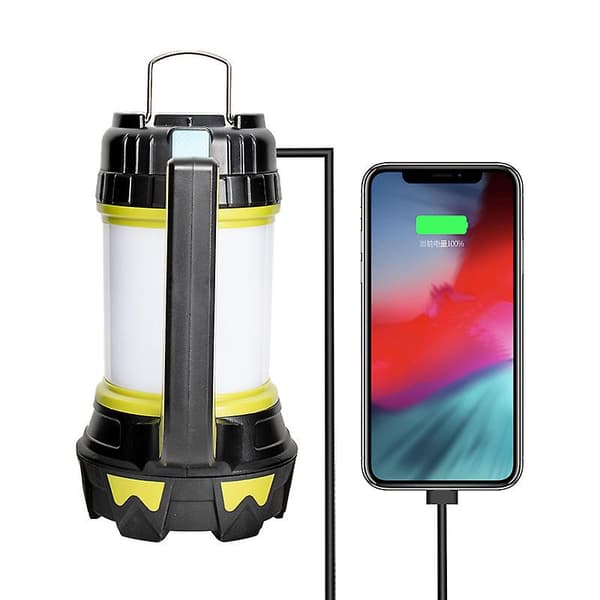 Camping lanterne, USB genopladelig LED campinglys dæmpbar Ip6