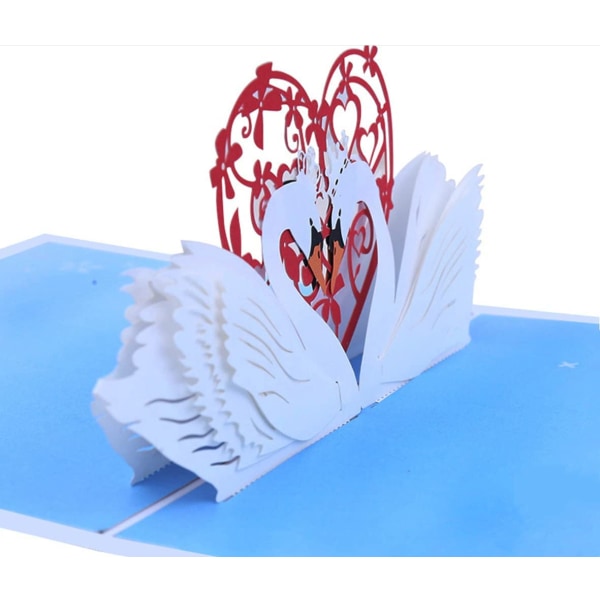 3D-ponnahduskortti kirjekuorella ystävänpäiväksi, syntymäpäiväksi, keiksi