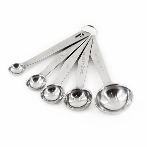 Mätningsskedsset i rostfritt stål, silver, standard