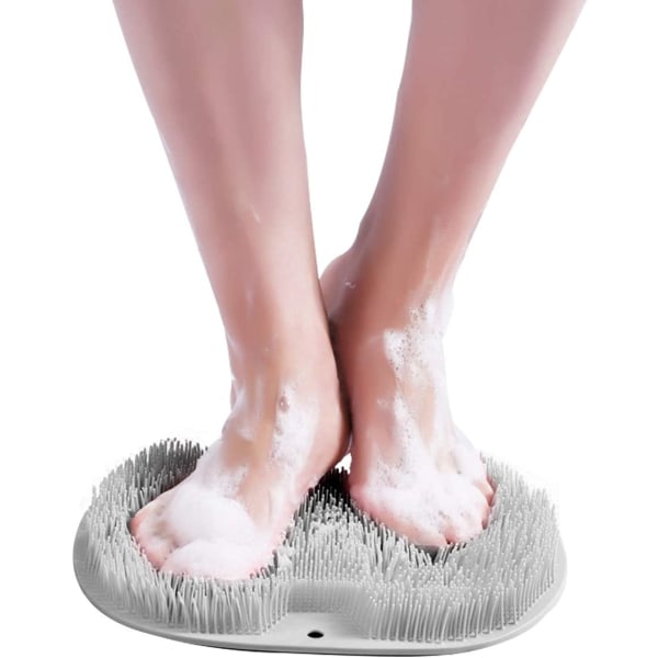 Shower Foot Scrubber, Shower Foot Massage Scrubber Brush with No