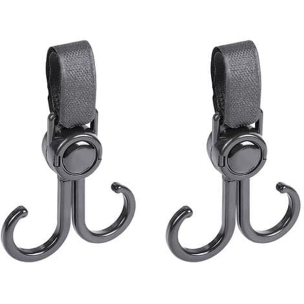Dubbla barnvagnskrokar - 2-pack
